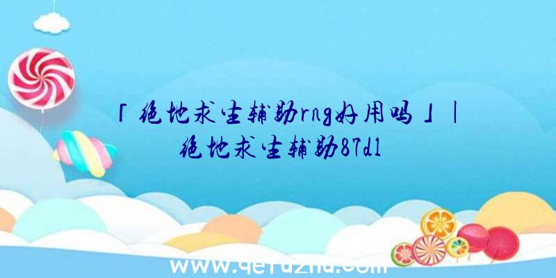 「绝地求生辅助rng好用吗」|绝地求生辅助87dl